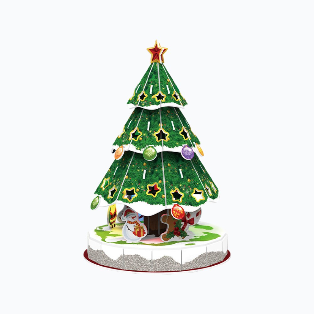 Children's Eco-Friendly Christmas Tree 3D Puzzle