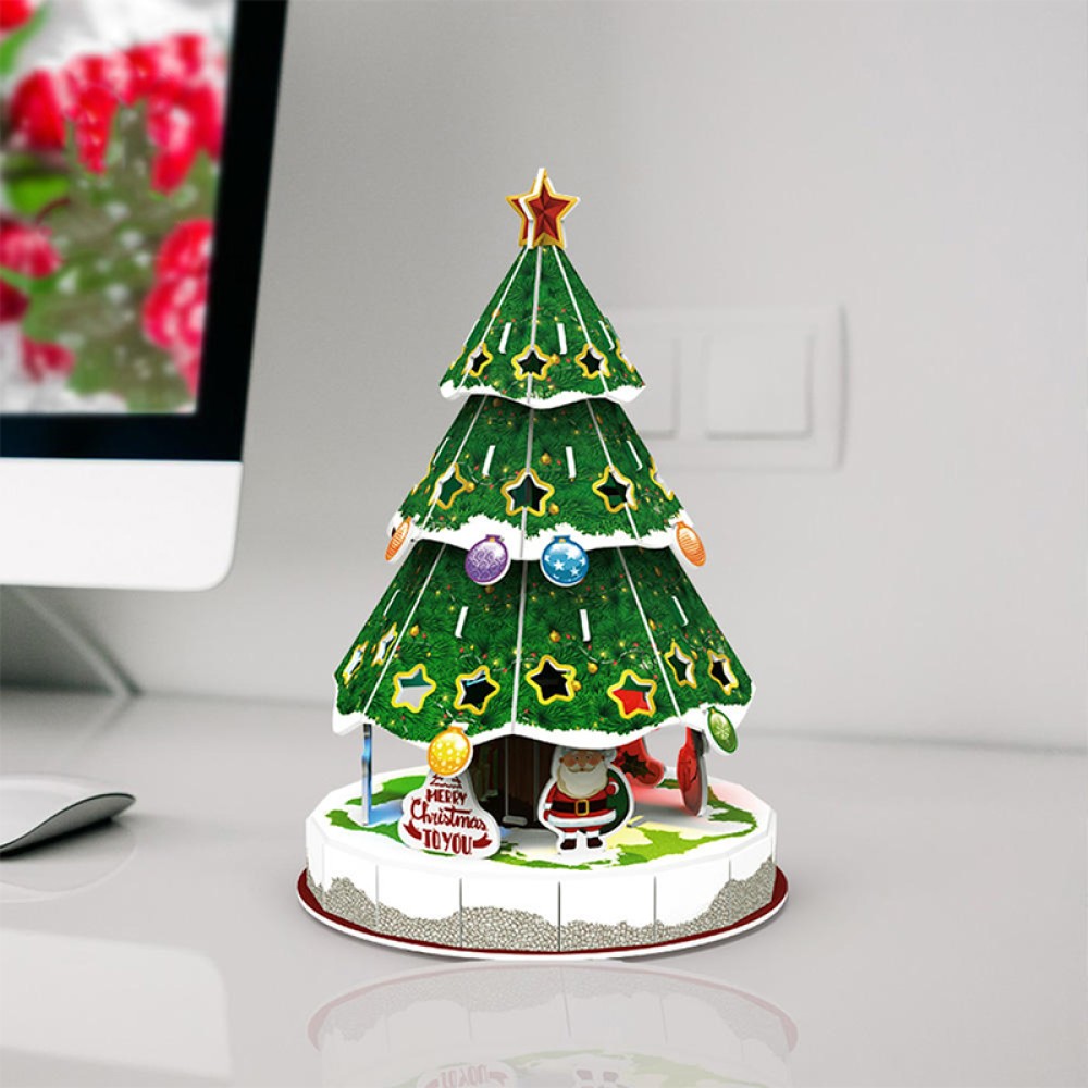 Children's Eco-Friendly Christmas Tree 3D Puzzle Children's Eco-Friendly Christmas Tree 3D Puzzle