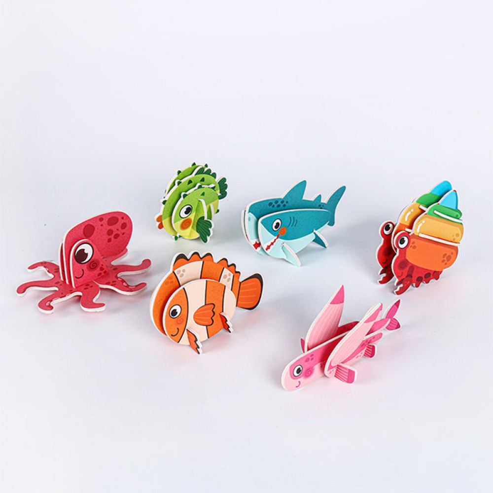 Children's Cartoon Animal 3D Puzzle