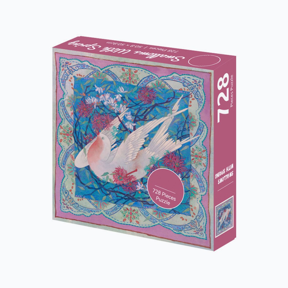 Swallows and Flowers Adult Puzzle