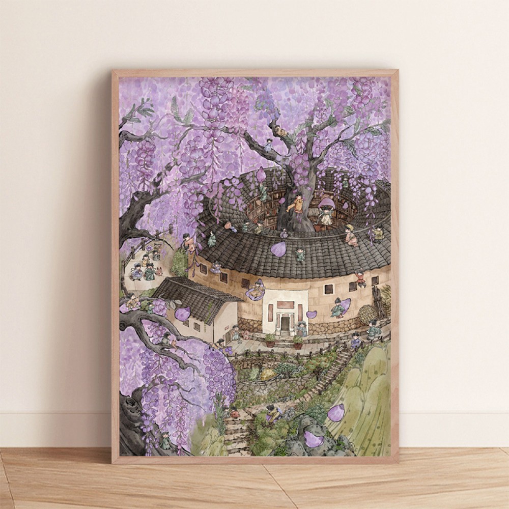 Wisteria Manor Adult Jigsaw Puzzle Wisteria Manor Adult Jigsaw Puzzle