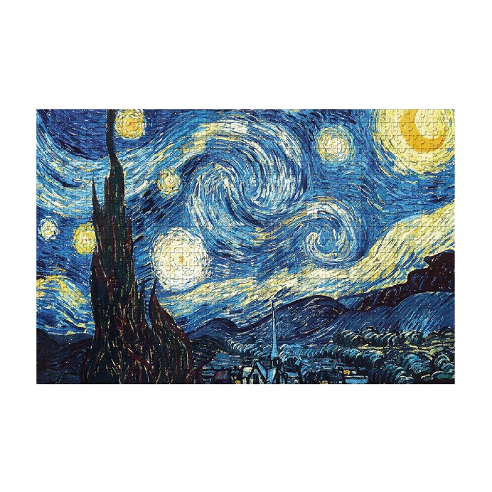 Oil Painting Starry Night Puzzle for Adults Oil Painting Starry Night Puzzle for Adults