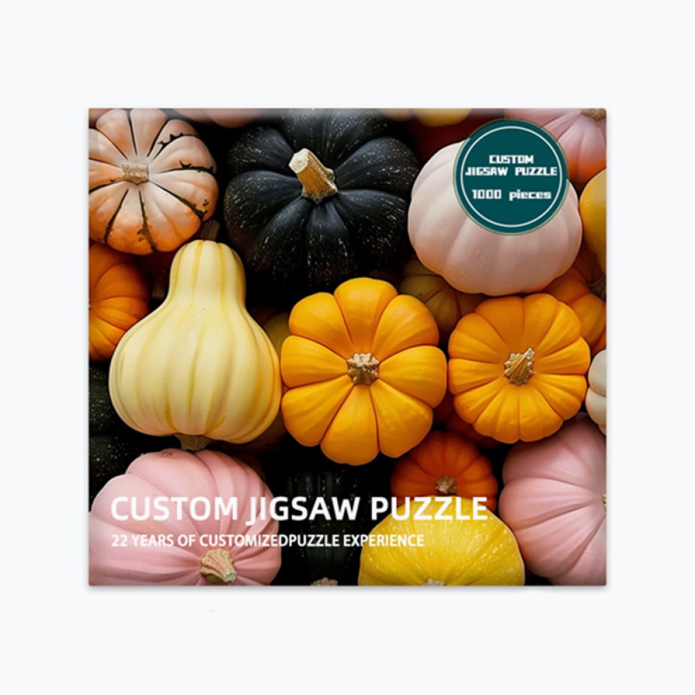 Rainbow Pumpkin Puzzle for Adults