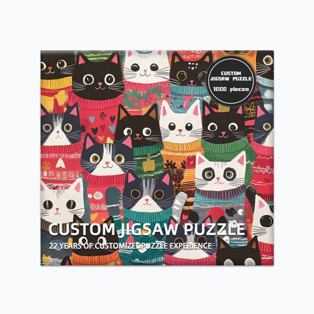 Cartoon Kitten Puzzle for Adults