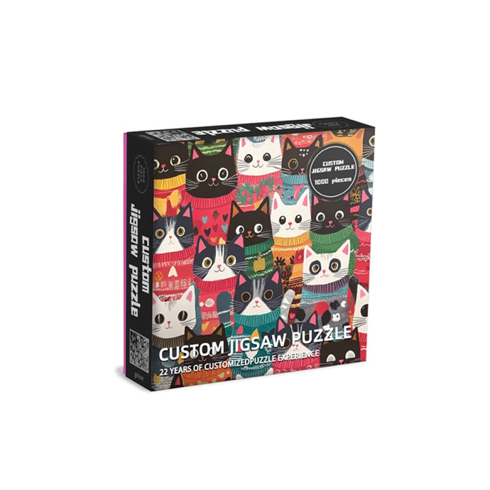 Cartoon Kitten Puzzle for Adults Cartoon Kitten Puzzle for Adults
