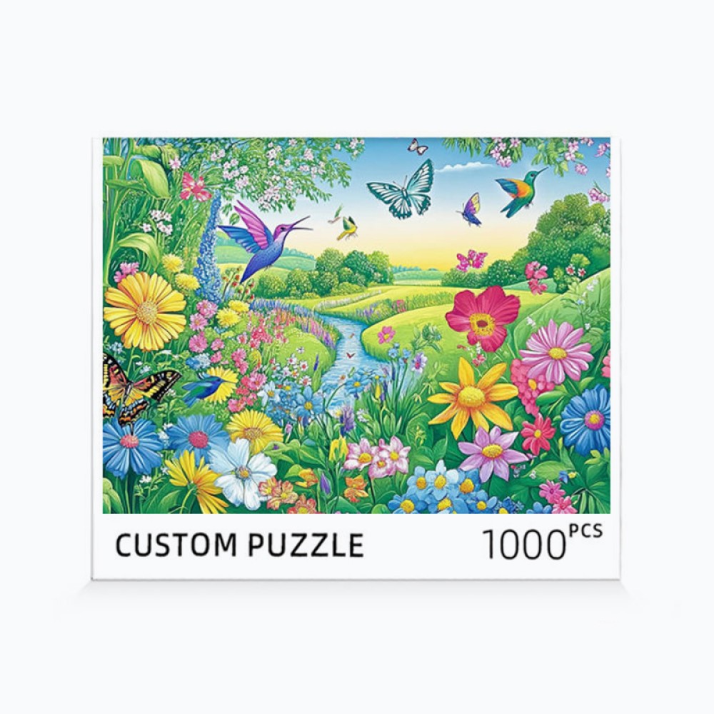 Birds and Flowers Adult Jigsaw Puzzle
