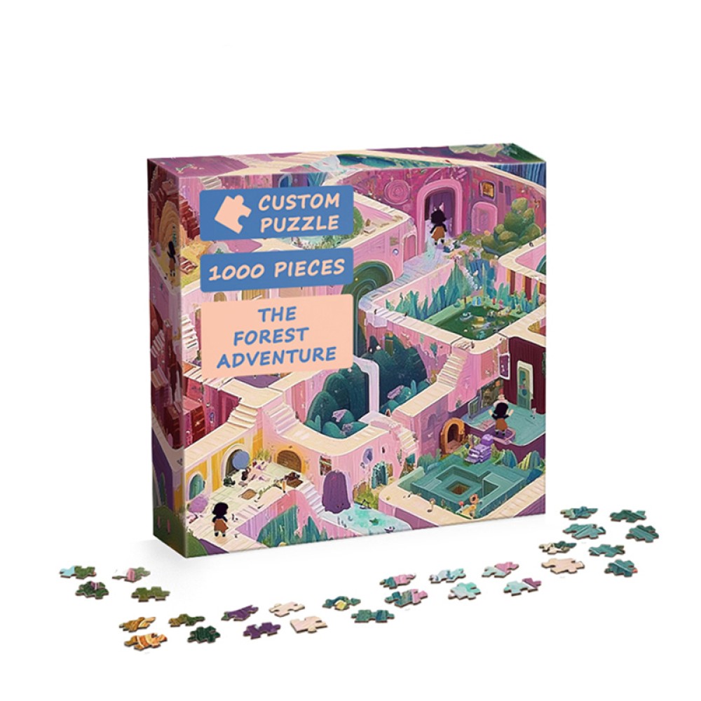 Pink Maze Adult Puzzle Pink Maze Adult Puzzle