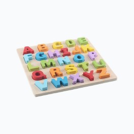 26-Letter English Alphabet Building Block Puzzle for Children