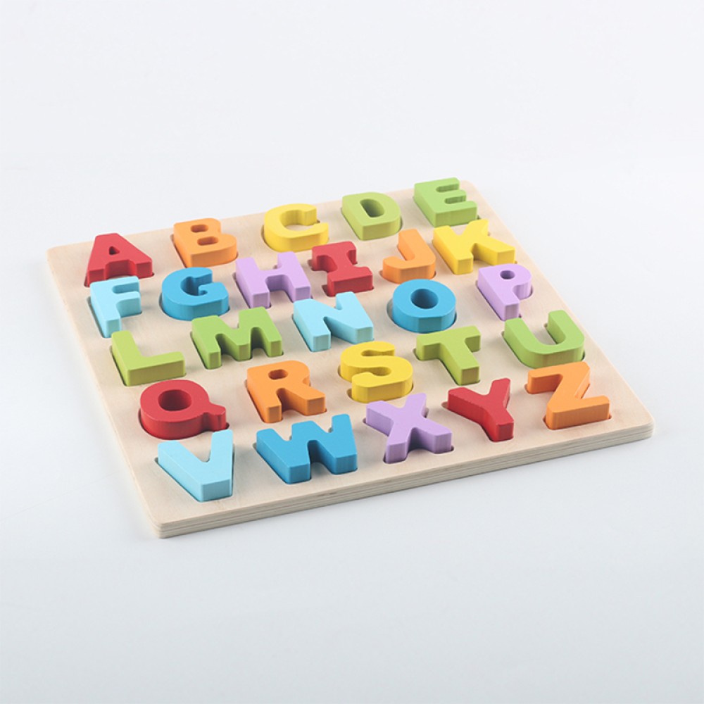 26-Letter English Alphabet Building Block Puzzle for Children 26-Letter English Alphabet Building Block Puzzle for Children