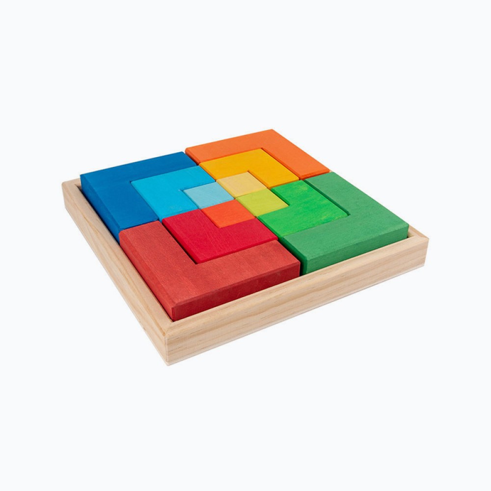 Colorful Building Block Puzzle for Children