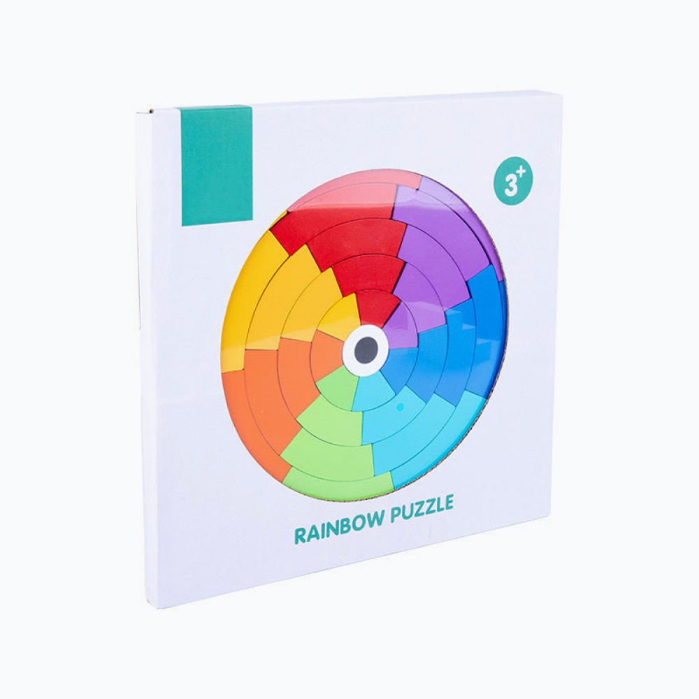 Rainbow Color Block Puzzle for Children