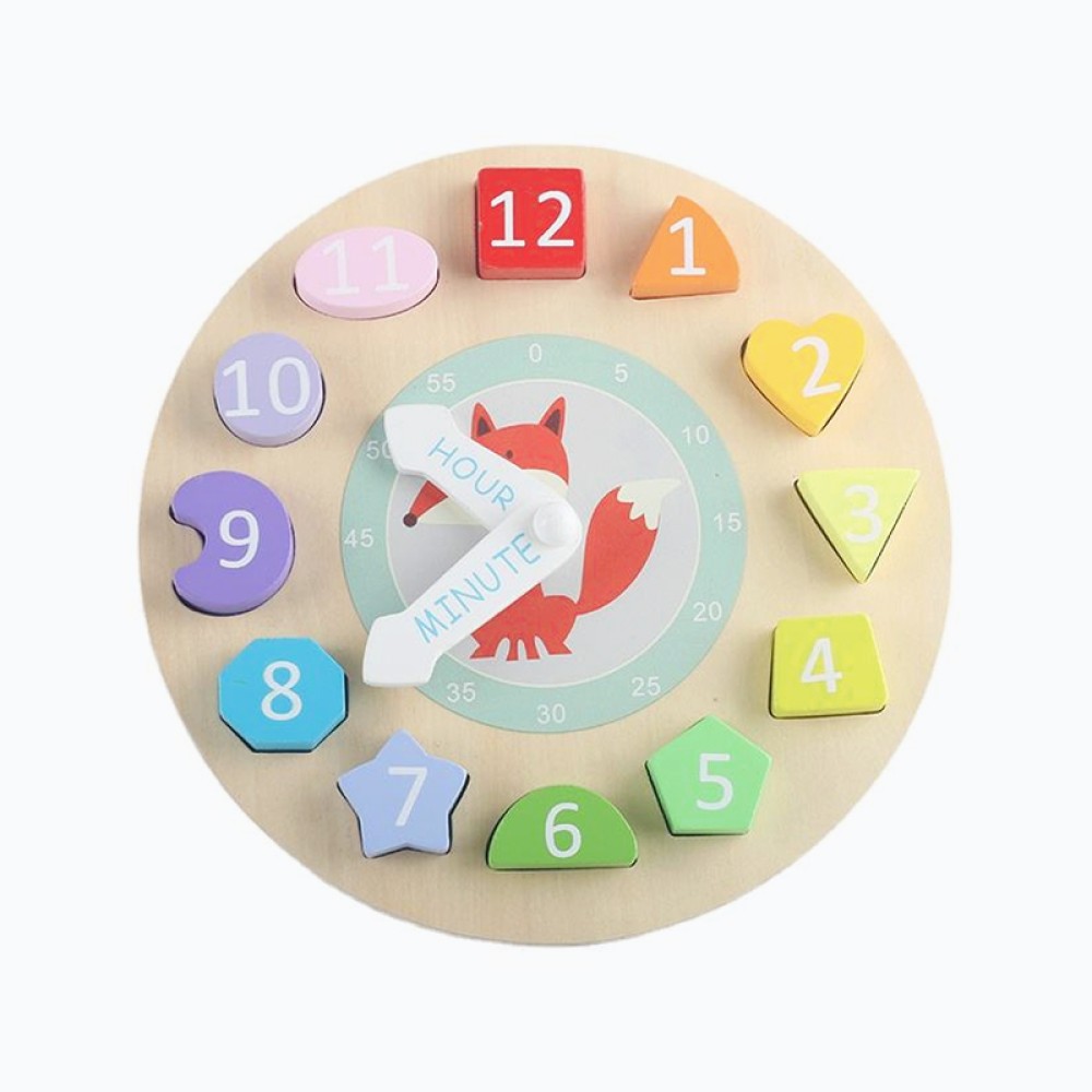 Colorful Digital Clock Building Block Puzzle