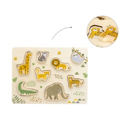 Animal Building Block Puzzle