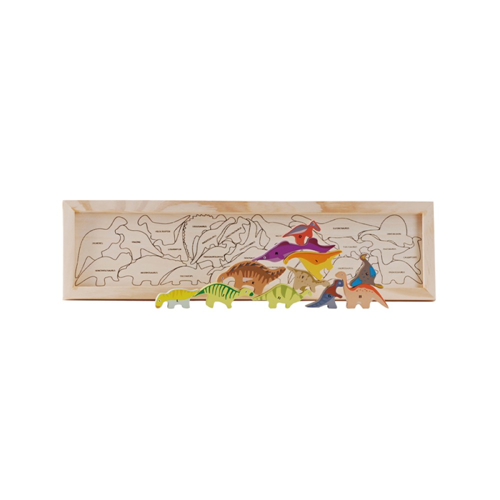 Dinosaur Building Block Puzzle Dinosaur Building Block Puzzle