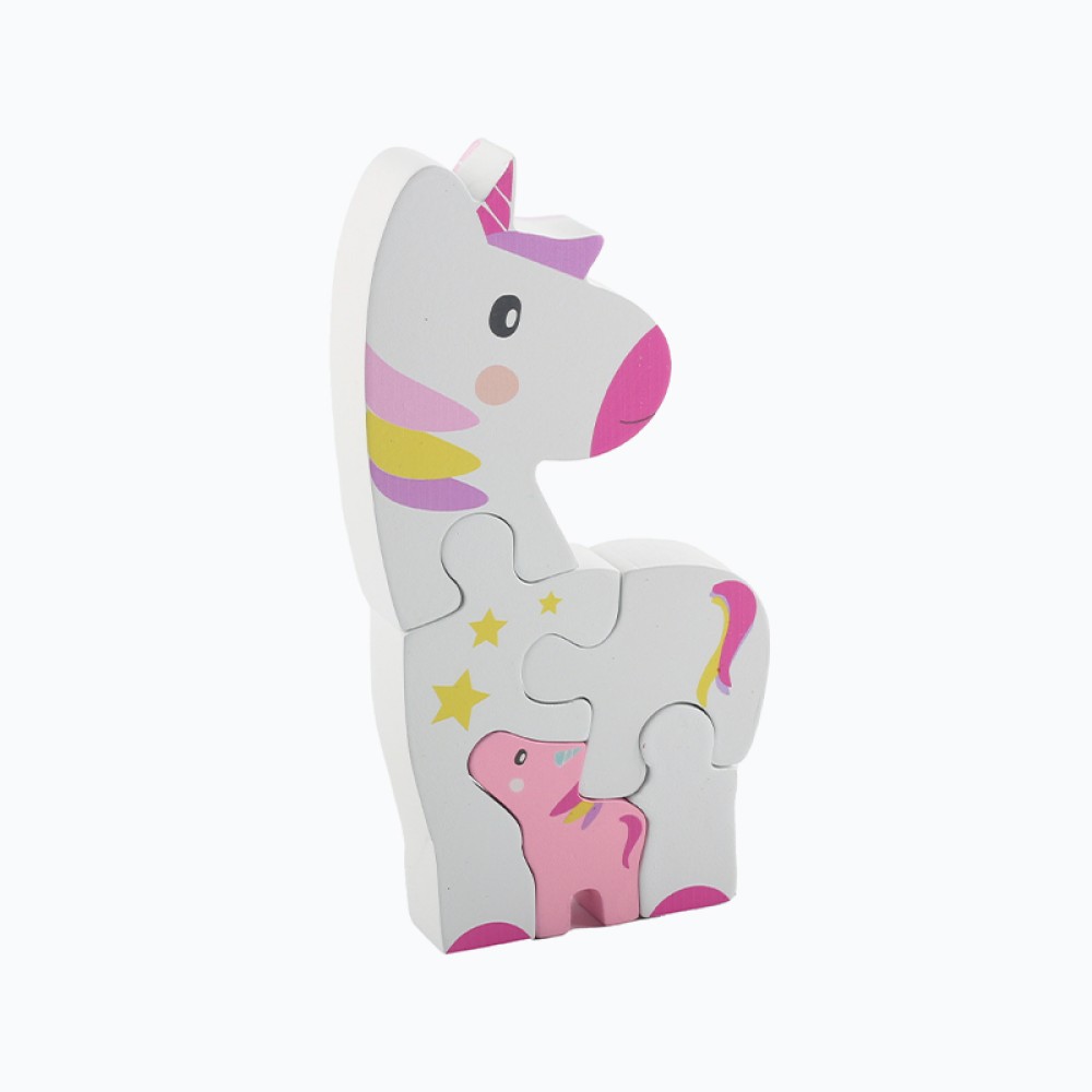 Unicorn 3D Building Block Puzzle
