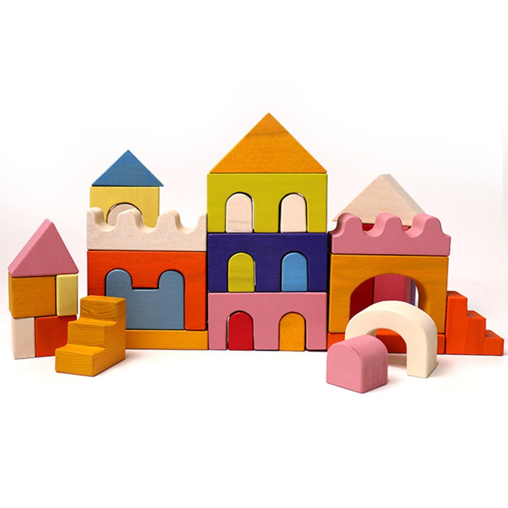 Children's Castle Building Block Puzzle Children's Castle Building Block Puzzle