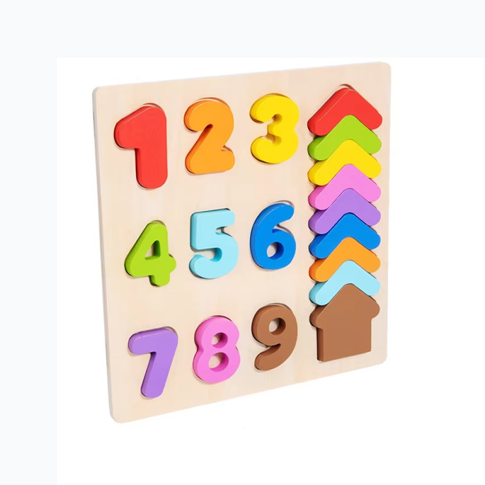 Children's Number Puzzle Blocks
