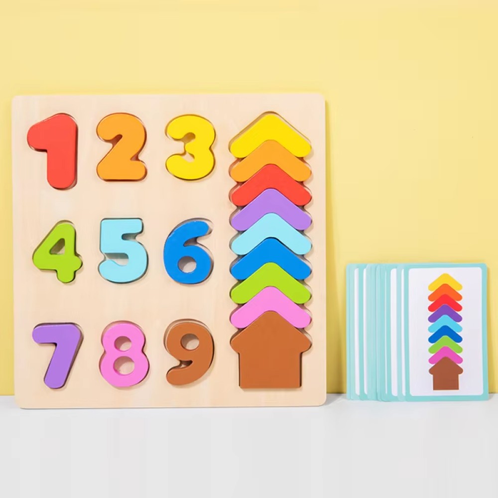 Children's Number Puzzle Blocks Children's Number Puzzle Blocks
