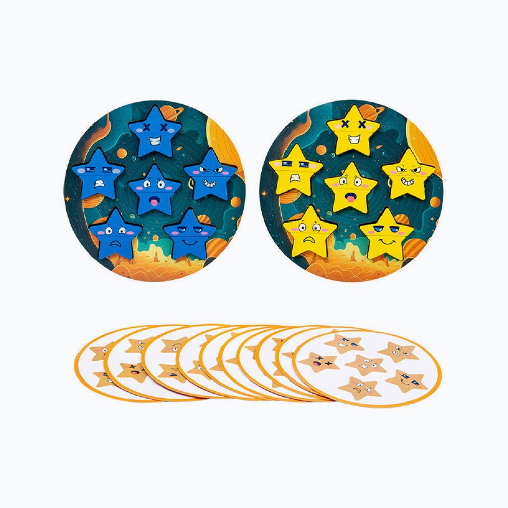 Star-Shaped 3D Building Block Puzzle for Children