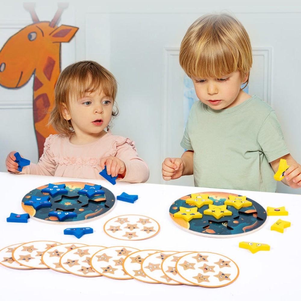 Star-Shaped 3D Building Block Puzzle for Children Star-Shaped 3D Building Block Puzzle for Children
