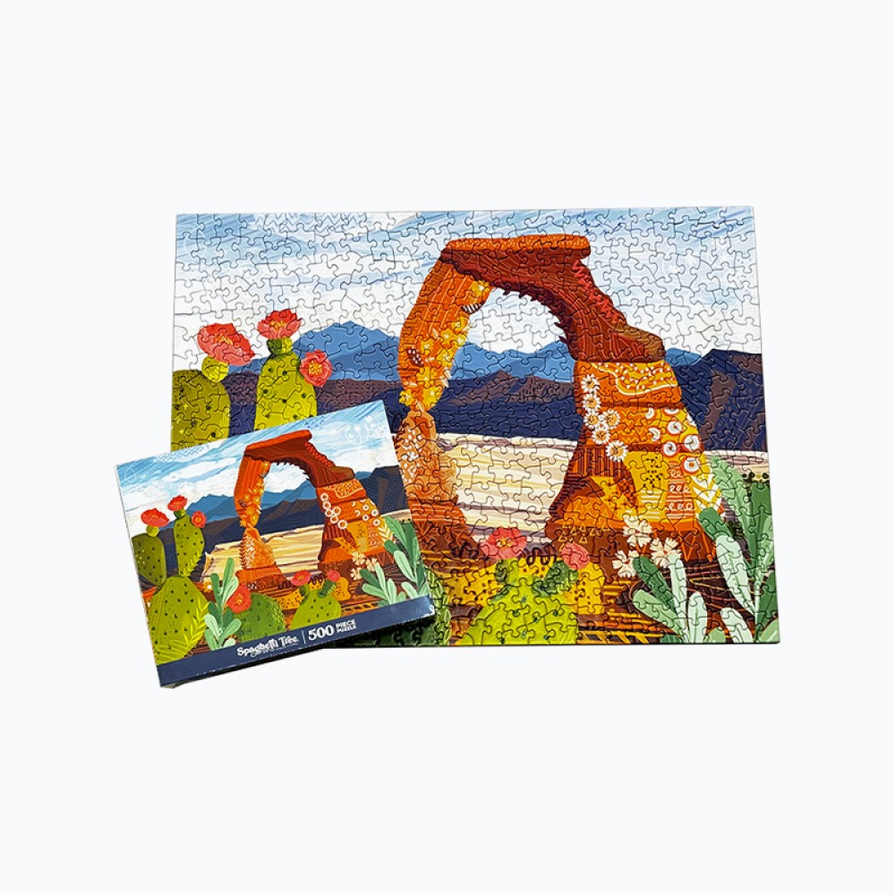 Cartoon Gobi Desert Puzzle for Children