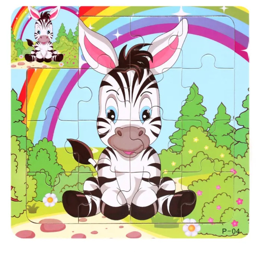 Cartoon Animal Puzzle for Children Cartoon Animal Puzzle for Children