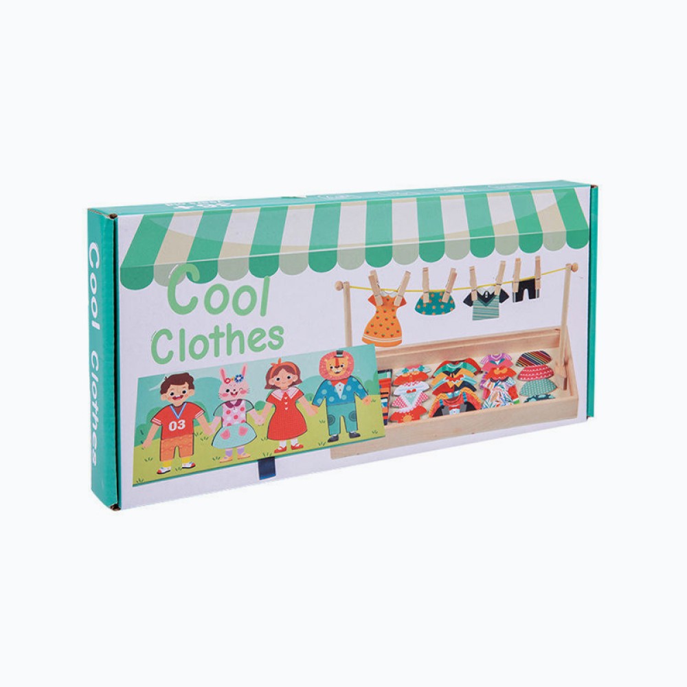 Children's Clothing Matching Puzzle