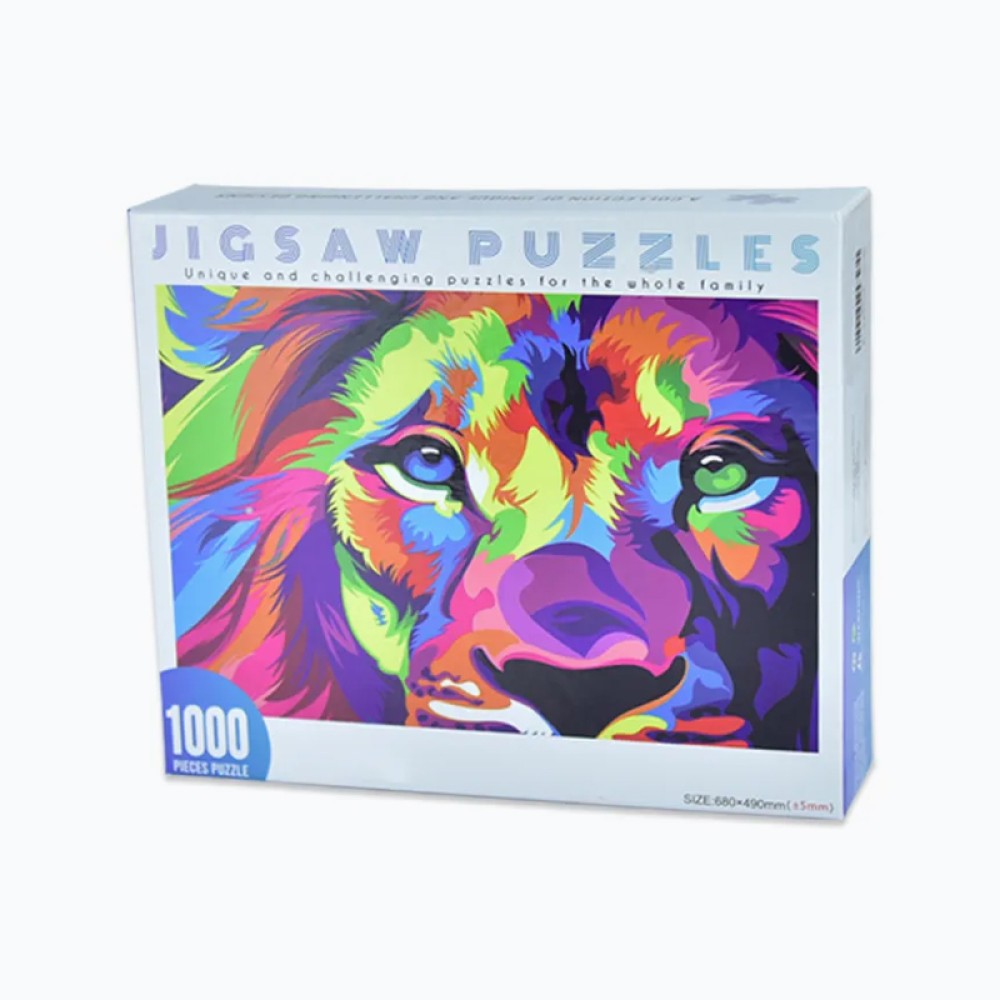 Colorful Lion Puzzle for Children