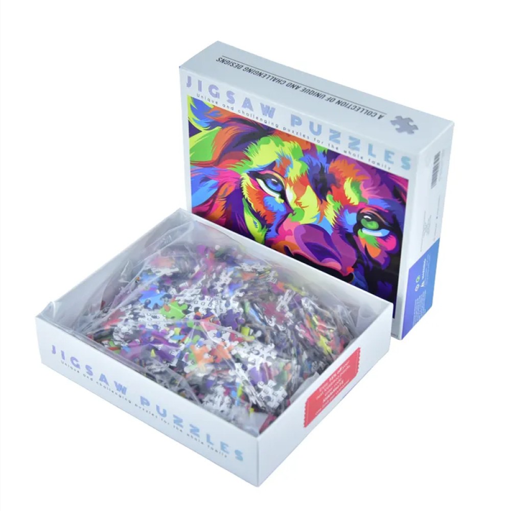 Colorful Lion Puzzle for Children Colorful Lion Puzzle for Children