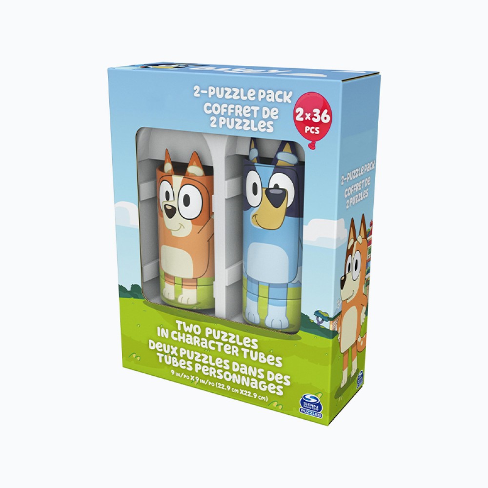 Cartoon Puppy Puzzle Set (Two Pieces) Cartoon Puppy Puzzle Set (Two Pieces)