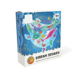 28-Piece Whale Puzzle for Children